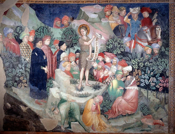 Predication of Saint John the Baptist (Fresco, 1416)