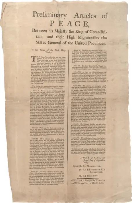 Framed Print : Preliminary articles of peace between... Great Britain Framed Print : Preliminary articles of peace between... Great Britain
