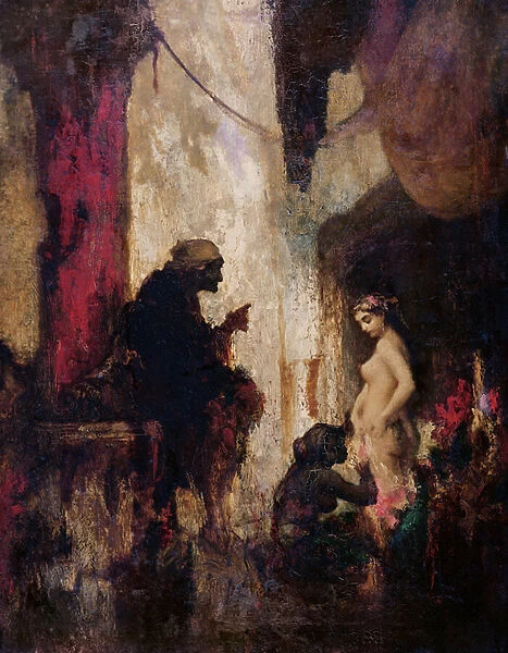Preparations for the Witches Sabbath, 1st half of 19th century (oil on canvas)