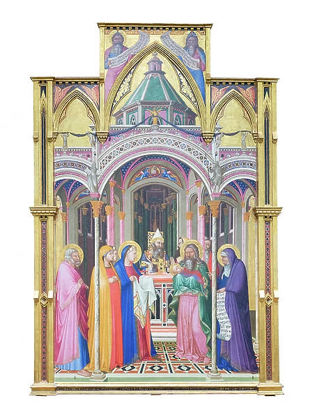 Presentation of Jesus at the temple, 1342, (tempera on wood)