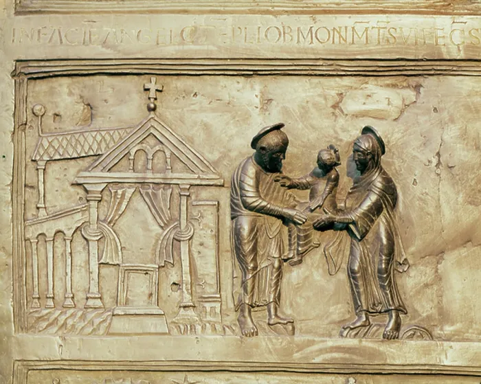 Framed Print : Presentation in the Temple