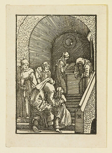 The Presentation of the Virgin in the Temple (woodcut)