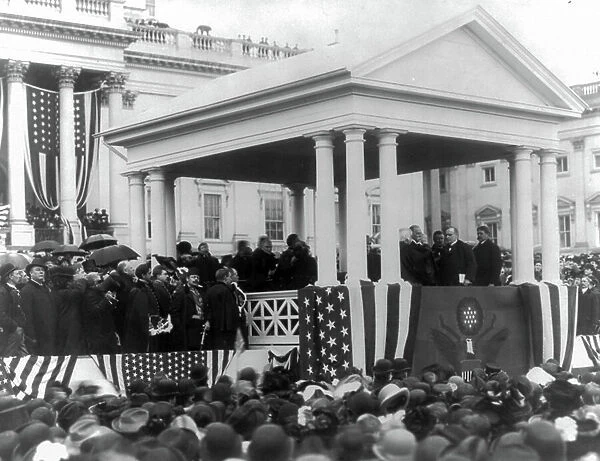 President William McKinley taking the Presidential Oath of Office