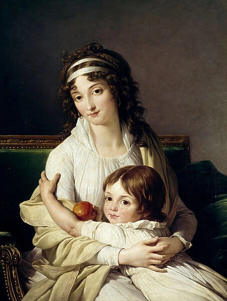Presume portrait of Madame Boyer Fonfrede and her son Henri (1788-1841)