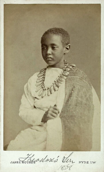 Prince Alamayu, son of Emperor Theodor II of Abyssinia, Ryde, England