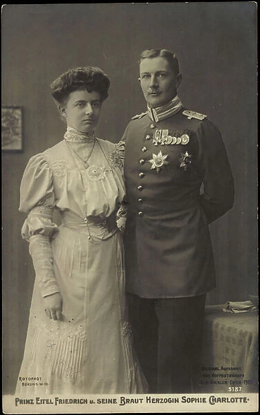 Prince Eitel Friedrich, Duchess Sophie Charlotte