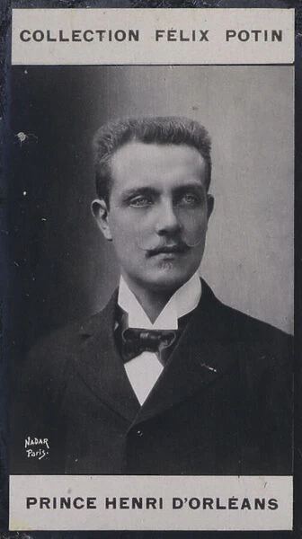 Prince Henri d Orleans (1867-1901) (b  /  w photo)