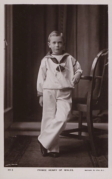 Prince Henry Of Wales (b  /  w photo)
