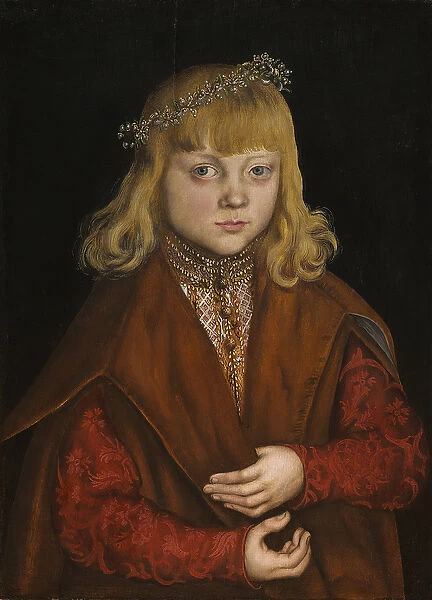 A Prince of Saxony, c. 1517 (oil on panel)