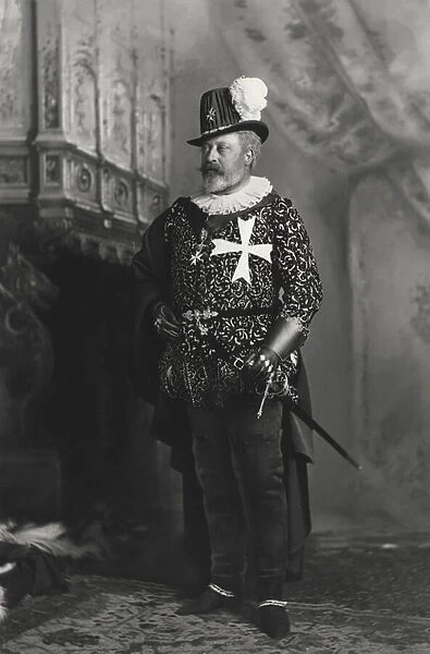 The Prince of Wales, in the costume of Grand Master of the Knights Hospitallers of Malta