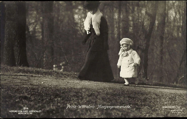 Prince Wilhelm's Morgenpromenade, Liersch 1914