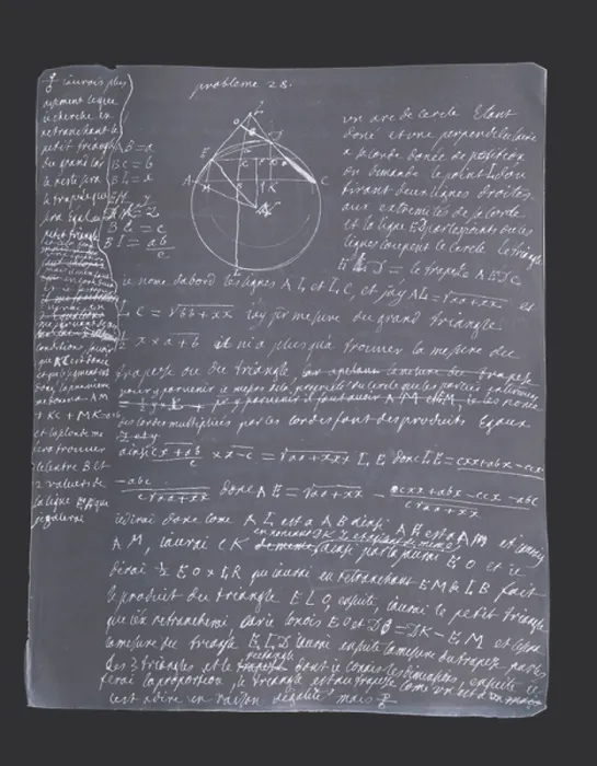 Framed Print : Problems in geometry and mathematics, c.1735-1740 Framed Print : Problems in geometry and mathematics, c.1735-1740
