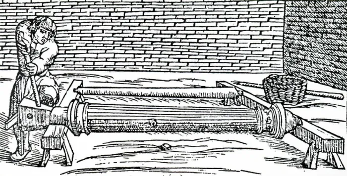 Framed Print : The process of making patterns from which moulds were made
