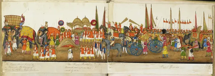 Framed Print : Processional panorama