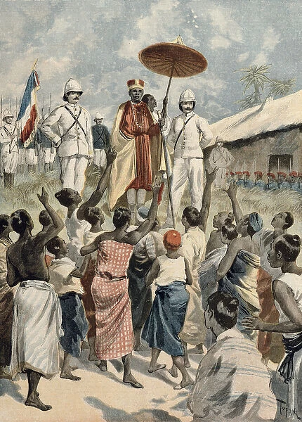 Proclamation of the New King of Dahomey, from Le Petit Journal, 19th February 1894