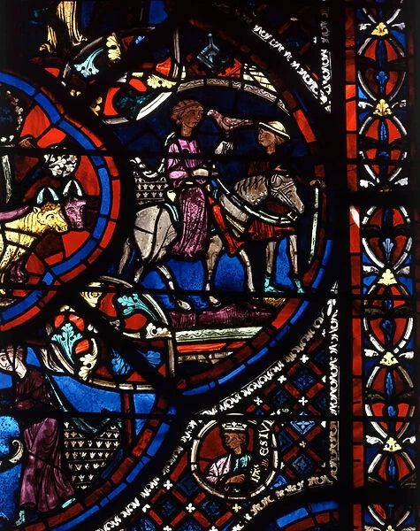 The Prodigal Child Stained Glass of the Cathedrale of Bourges (1140-1260)