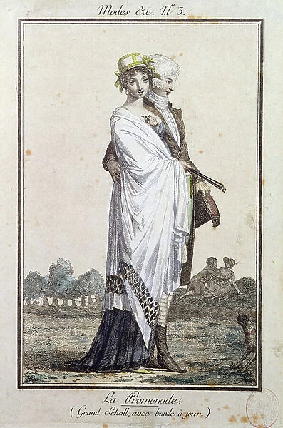 The Promenade, c. 1799 (engraving)