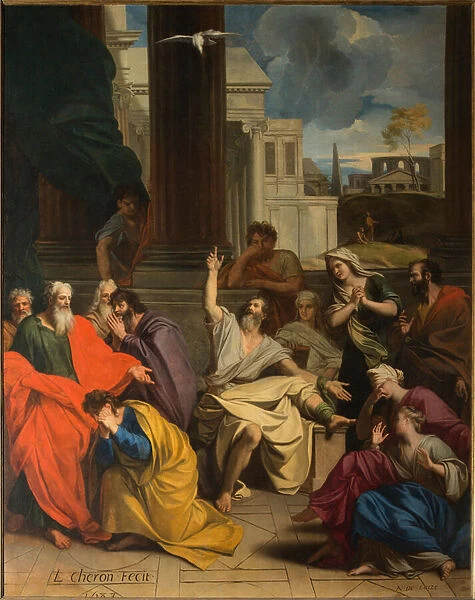 The Prophet Agabus Predicting Saint Paul His Sufferings in Jerusalem, 1687 (painting)