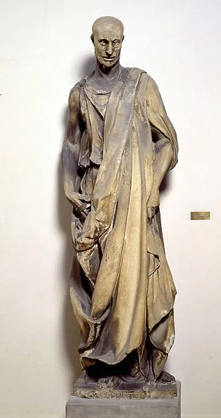 The Prophet Habakkuk (Lo Zuccone) c. 1423-36 (marble)