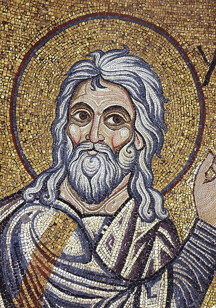 Detail of the Prophet Isaiah (mosaic)