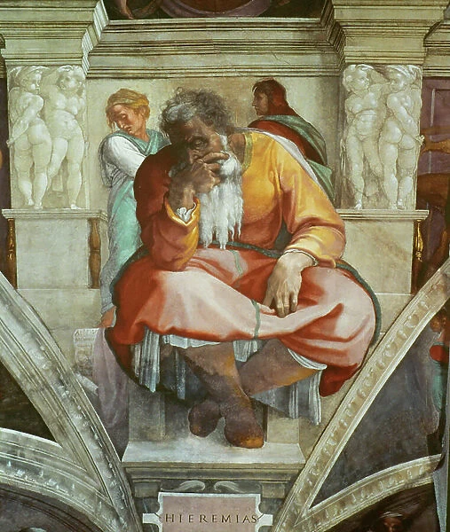 Prophet Jeremiah, 1508-12 (fresco)
