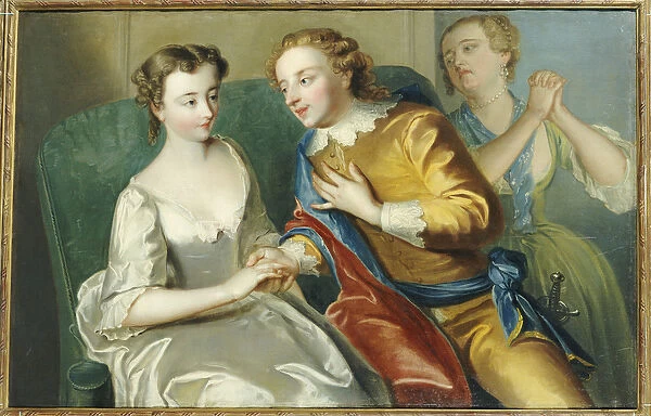The Proposal (oil on canvas)