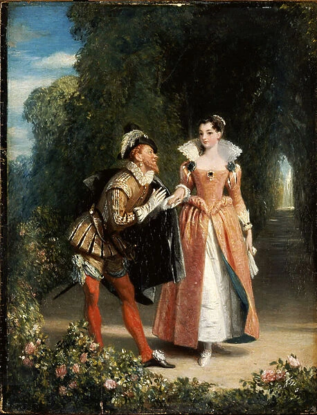 The Proposal (oil on panel)