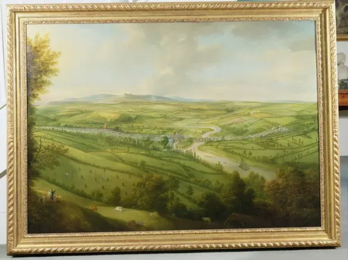 Framed Print : Prospect of Totnes, Devon Framed Print : Prospect of Totnes, Devon