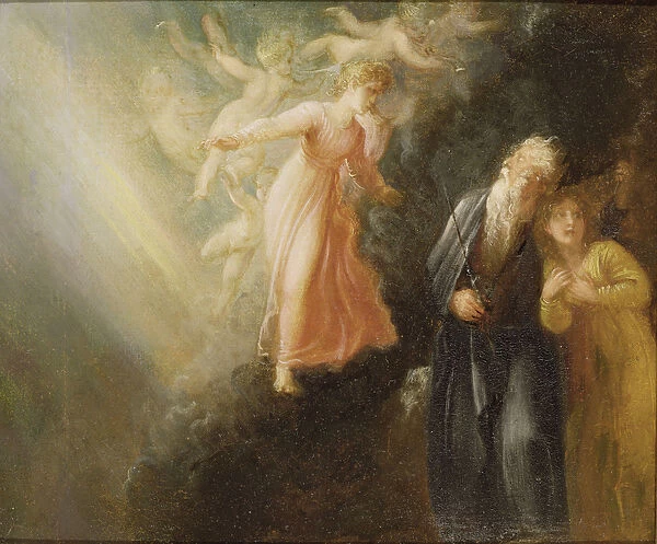 Prospero, Miranda and Ariel, from The Tempest, c