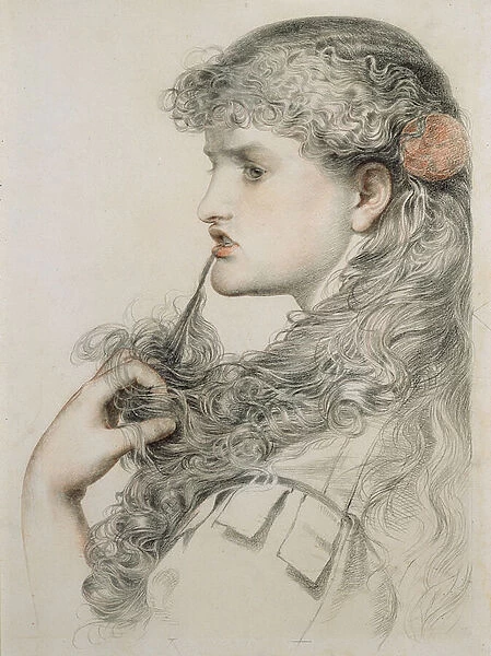 Proud Maisie, 1893, (pencil & red chalk on paper)