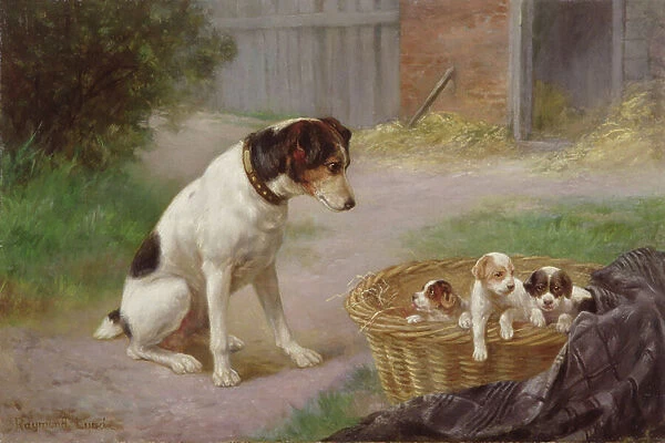 A Proud Mother, c.1910 (oil on canvas)