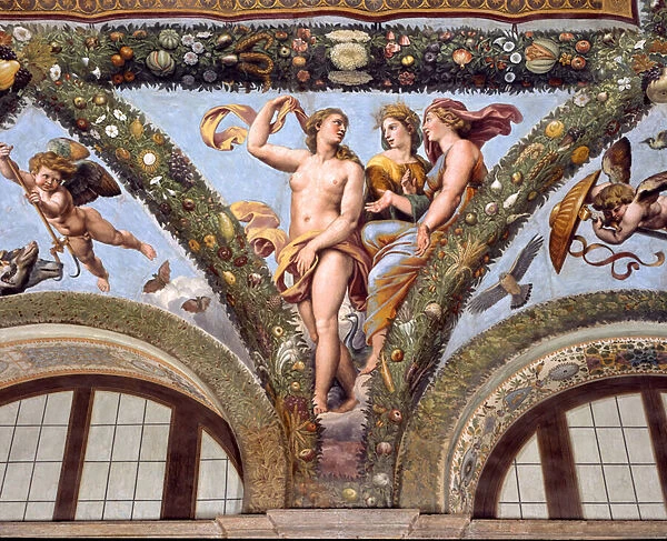 Psiche together with Venus and Juno, 1517-18 (fresco)