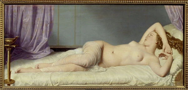 Psyche Painting by Eugene Amaury Duval (1808-1885) 1867 Riom, Musee Francisque Mandet