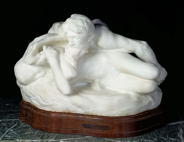 Psyche-Spring, also known as the Surprised Nymph, or The Spring, 1886 (marble)