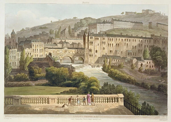 Pulteney Bridge, from Bath Illustrated by a Series of Views