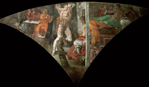 Punishment of Haman, 1508-12 (fresco)