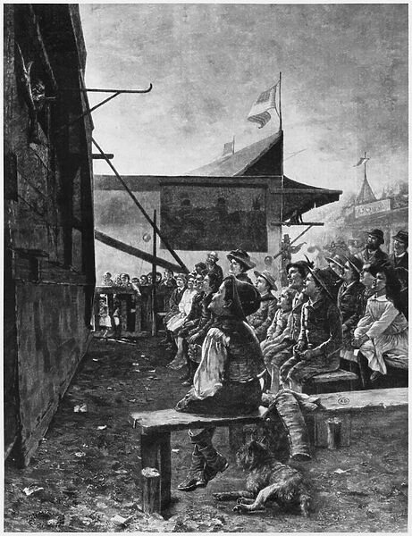 The Puppeteer, 1894 (engraving) (b  /  w photo)