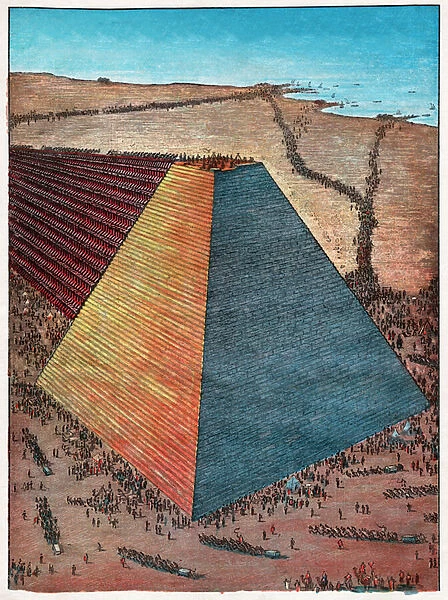 Pyramid of Cheops. 1927 (engraving)