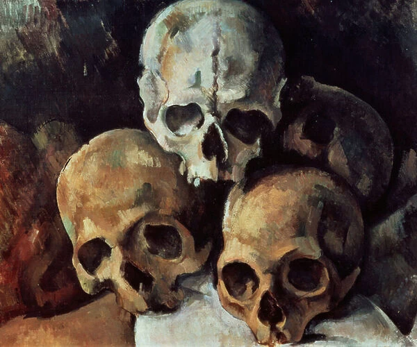Pyramid of skulls, 1898-1900 (oil on canvas)