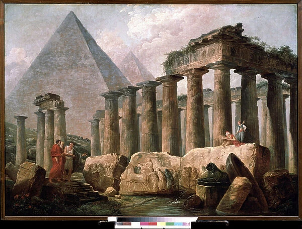 Pyramids and Temple