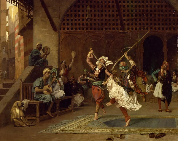 The Pyrrhic Dance, 1885 (oil on canvas)