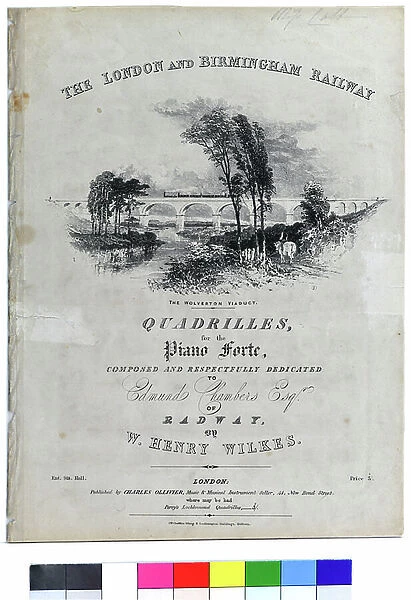 Quadrilles for the Piano Forte, c1840 (lithograph on paper)