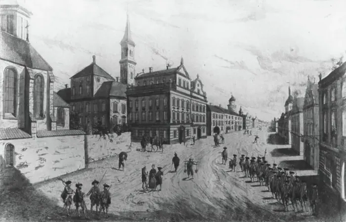 Framed Print : Quebec. 2087442 Quebec; (add.info.: View of rue des recolets in the upper Framed Print : Quebec. 2087442 Quebec; (add.info.: View of rue des recolets in the upper