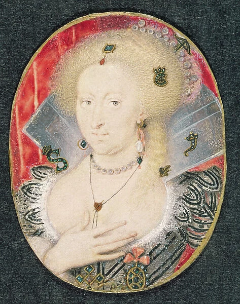 Queen Anne of Denmark, miniature