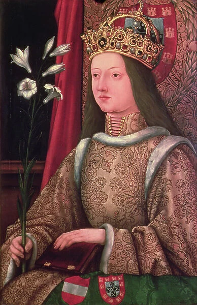 Queen Eleanor of Portugal (1434 / 37-67) wife of Frederick III (1415-93) (copy of lost original, 1468 (panel)