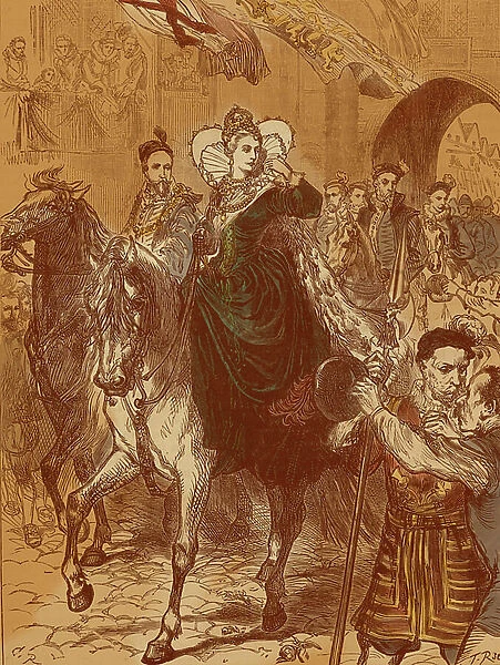 Queen Elizabeth I enters London, 23 December 1558