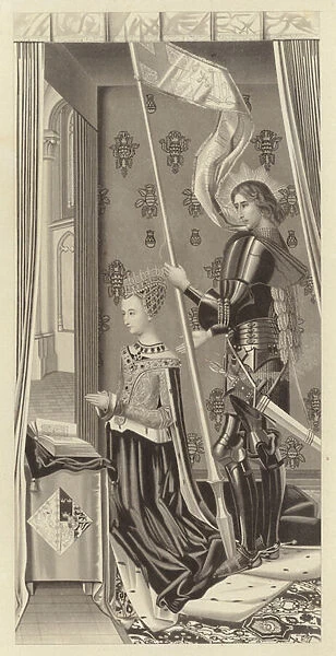 Queen Margaret of Scotland, about 1483 (engraving)