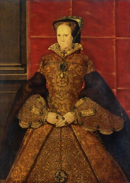 Queen Mary I, 1554 (oil on oak)