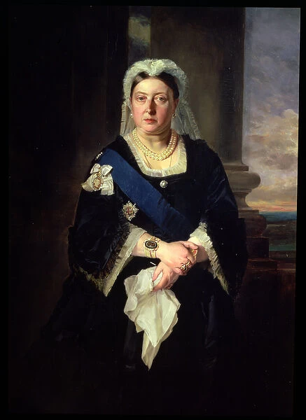Queen Victoria (1819-1901) after Baron Heinrich von Angeli (1840-1925) (oil on canvas)