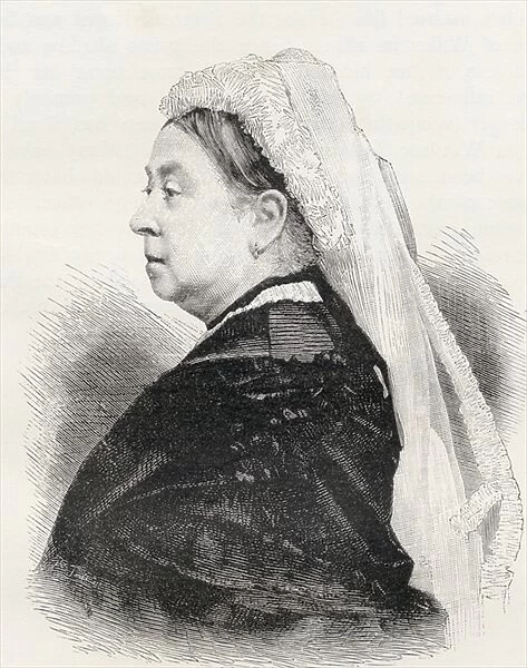Queen Victoria, from London Pictures: Drawn with Pen and Pencil, by Rev
